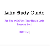 Henle First Year  Latin Study Guide Lessons 1-42