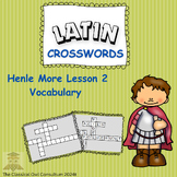 Henle Latin 1 Lesson 2 More Vocabulary Crossword