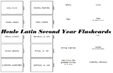 Henle Latin Second Year Flashcards