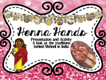 Preview of Henna Hands Lesson and Activity