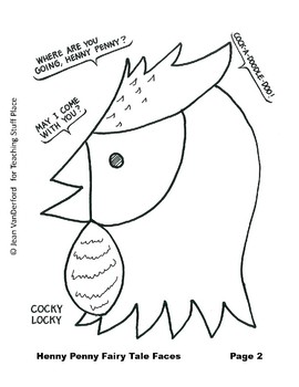 henny penny coloring pages