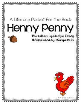 henny penny coloring pages