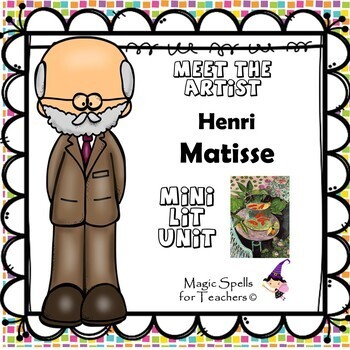Preview of Henri Matisse Activities - Henri Matisse Biography Art Unit 