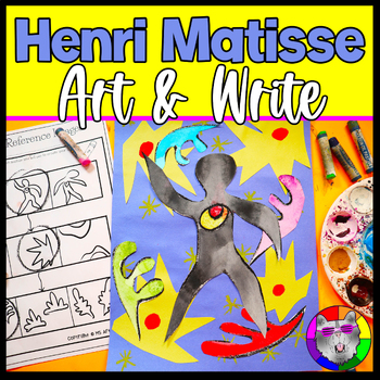 Preview of Henri Matisse Art and Writing Prompt Worksheets, Art & Write