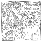 Henri Matisse Colouring Page