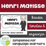Henri Matisse French Reader & Timeline | Printable | français