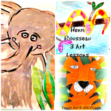 Henri Rousseau Art History Lessons 3 Pack History Lesson w