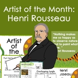 Henri Rousseau Artist of the Month Bulletin Board Display 
