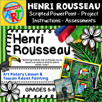 Preview of Henri Rousseau Toucan Resist