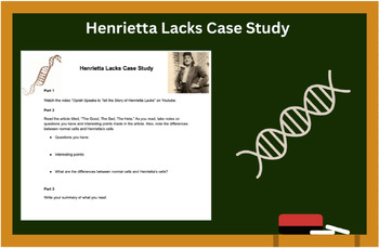 Preview of Henrietta Lacks Case Study