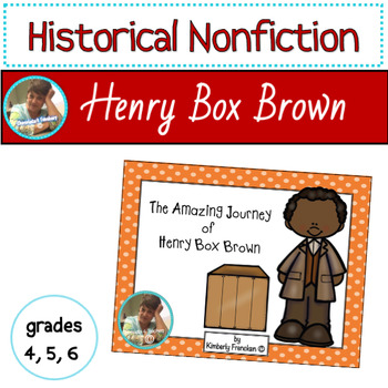 Preview of Henry Box Brown: His Amazing Journey- Nonfiction Mini-Lesson