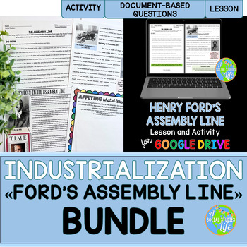 Preview of Henry Ford, Assembly Line, Model-T, Crude Oil BUNDLE
