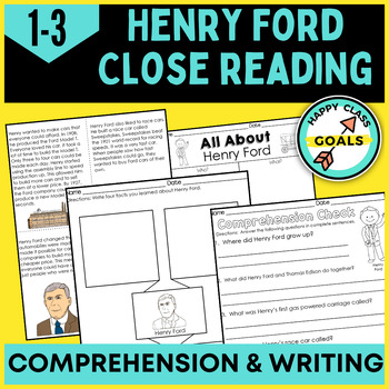 Henry Ford Mini Book - Famous Inventor Activity