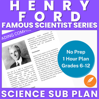 Preview of Henry Ford: Ford Motor Company, Automobiles, Assembly Lines NO PREP Activities++