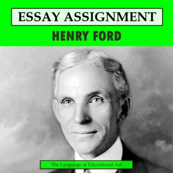 Preview of Henry Ford Research Organizer & Paper Assignment — Michigan Economics — CCSS