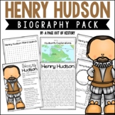Henry Hudson Biography Unit Pack Research Project Famous E