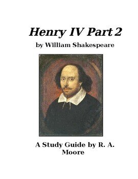 Preview of "Henry IV Part 2" by William Shakespeare: A Study Guide