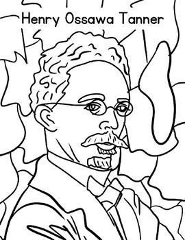 Henry Ossawa Tanner Coloring Page! by We Are Art | TPT