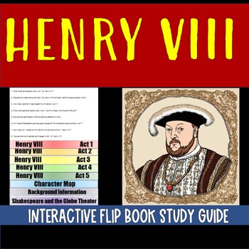 Preview of Henry VIII Flipbook Study Guide