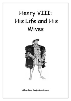 Preview of Henry VIII: His Life and His Wives Workbook