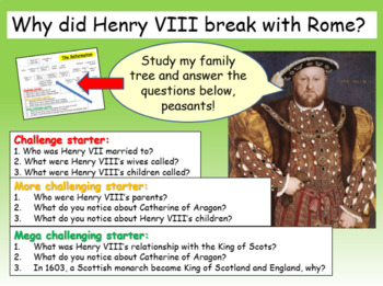 Preview of Henry VIII and the Reformation