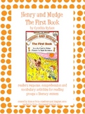 Henry and Mudge The First Book Literature Study Packet