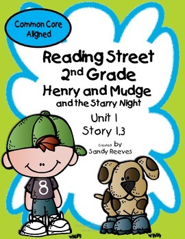 Preview of Henry and Mudge Starry Night Reading Street 2nd Grade Common Core Aligned