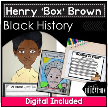 Preview of Henry's Freedom Box a Book Study Mini Unit about Henry "Box" Brown