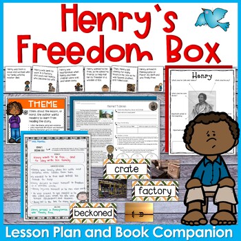 Preview of Henry's Freedom Box Lesson Plan & Book Companion