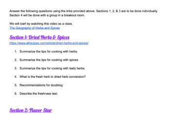 Preview of Herb & Spice Webquest & KEY
