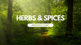Herb and Spice Research Task