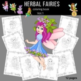 Herbal Fairies - coloring book Vol.1