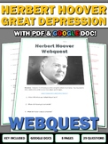 Herbert Hoover (Great Depression) - Webquest and Key (Goog