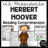 Herbert Hoover Informational Text Reading Comprehension Wo