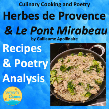 Preview of Poem Analysis: Mirabeau by Apollinaire, Model Essay, French Recipe, Writing