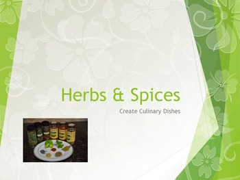Preview of Herbs & Spices Power Point