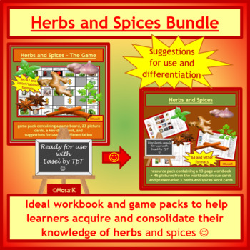 Preview of Herbs and Spices BUNDLE