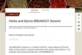 Herbs and Spices Breakout Game