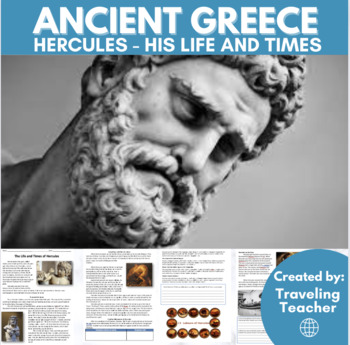 Preview of Hercules, His Life & Times: Ancient Greek Myths Reading & Comprehension Passages
