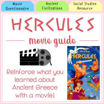 Preview of Hercules Movie Guide l Questions l Worksheets