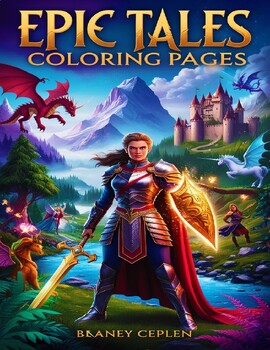 Preview of Legends Unleashed: Coloring the Epic Tales of Mythology