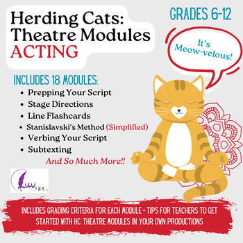 Preview of Herding Cats:  Theatre Modules ACTING