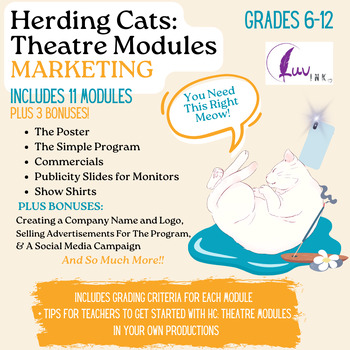 Preview of Herding Cats:  Theatre Modules MARKETING