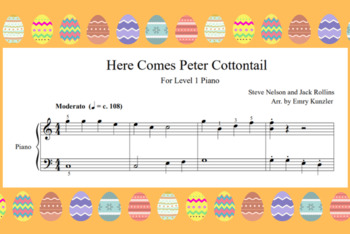 Preview of Here Comes Peter Cottontail
