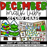 December Math Centers: SECOND GRADE