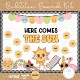 The Sun Summer Bulletin Board Kit Groovy Classroom Door Decor