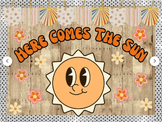 Here Comes the Sun Classroom Bulletin Board Kit | Spring D