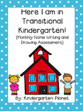 Here I am in Transitional Kindergarten! - Monthly Name and