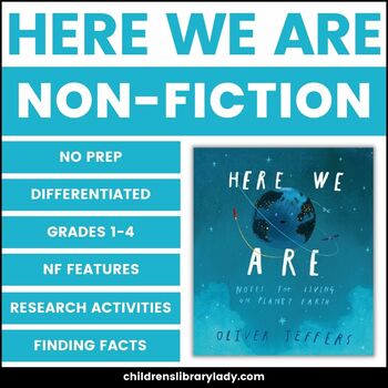 Preview of Here We Are Non-Fiction Graphic Organizers