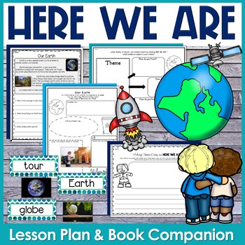 Preview of Here We Are by Oliver Jeffers Lesson Plan and Book Companion